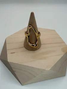 Shield Style Ring in Stainless Steel