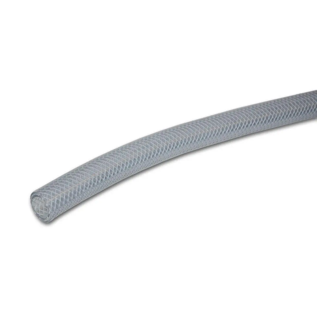 Abbott Rubber 224439 Reinforced Braid Tubing - 0.62x0.87 in, 75 ft, Transparent Reinforced Hose for Pneumatic, Water Use