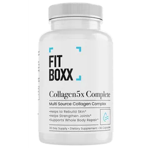 Collagen5X Complete – 5 Types of Collagen for Skin, Joints, Hair & Recovery | Multi-Source, 1800 mg, Clean & Clinically Guided collagen  peptides