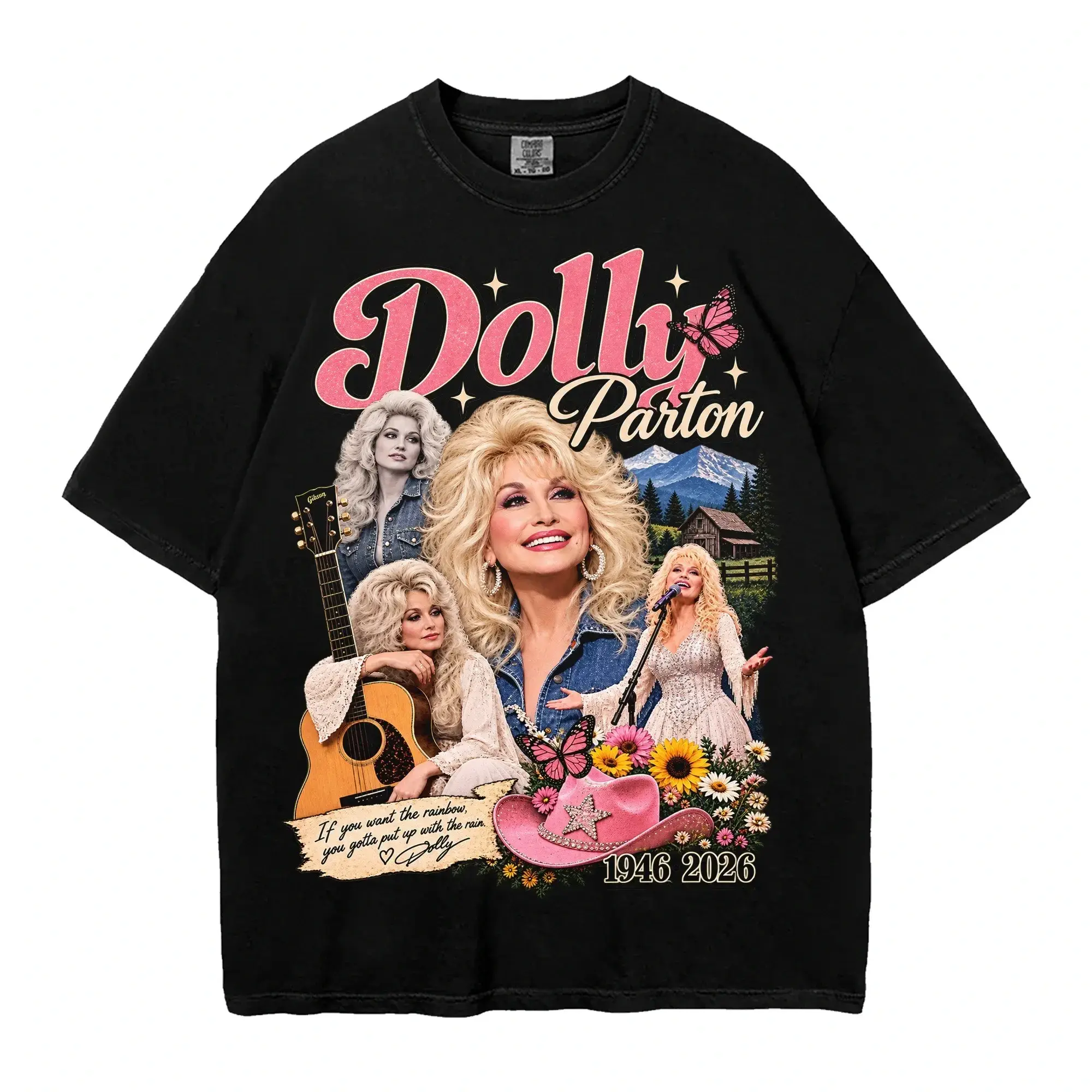 Comfort Colors Dolly Parton Shirt, Dolly Parton Memorial Tee, Country Music Legend Shirt, In Memory of Dolly 1946-2026, Country Music Fan Gift, Tribute Tee