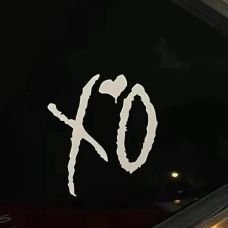 XO Decal, XO Car Sticker, Vinyl Decal, Bumper Sticker, Laptop Sticker, Window Decal, Aesthetic Vinyl Stickers