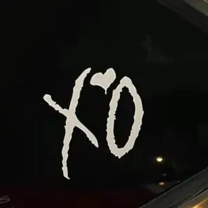 XO Decal, XO Car Sticker, Vinyl Decal, Bumper Sticker, Laptop Sticker, Window Decal, Aesthetic Vinyl Stickers
