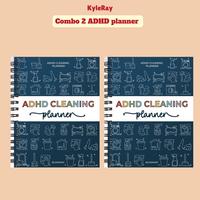 Combo 2 ADHD Cleaning Planners