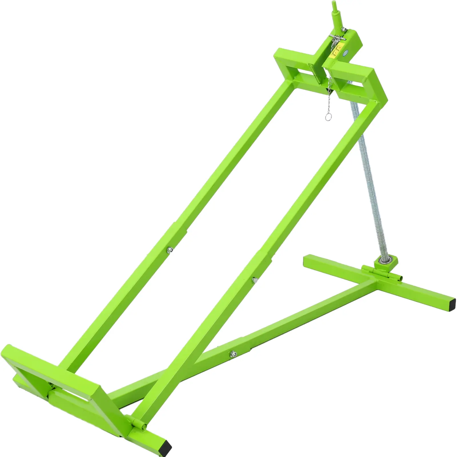 Metal Universal Lawn Mower Lift with Handle for Riding Tractors & Quads, 800 Lbs Capacity, 45° Adjustable Tilt, Compact & Space-Efficient Design, Convenient & Time-Saving Cost-Effective Parts Repair & Cleaning Tool