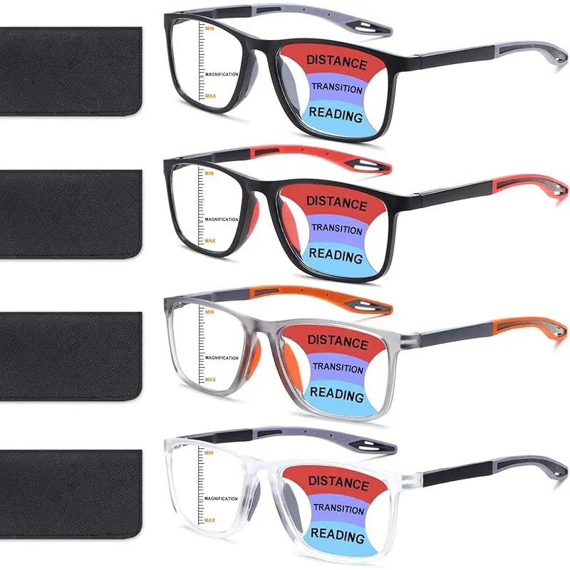 Black & Red & Grey & Transparent