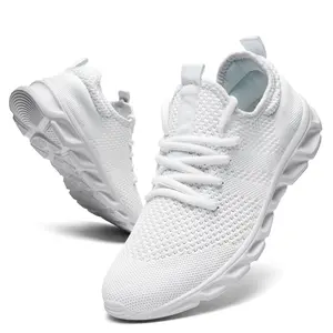 Mens Breathable Mesh Sneakers Lightweight Walking Shoes for Running Tennis Training and Casual Wear