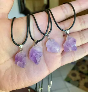 Amethyst Cluster Necklace