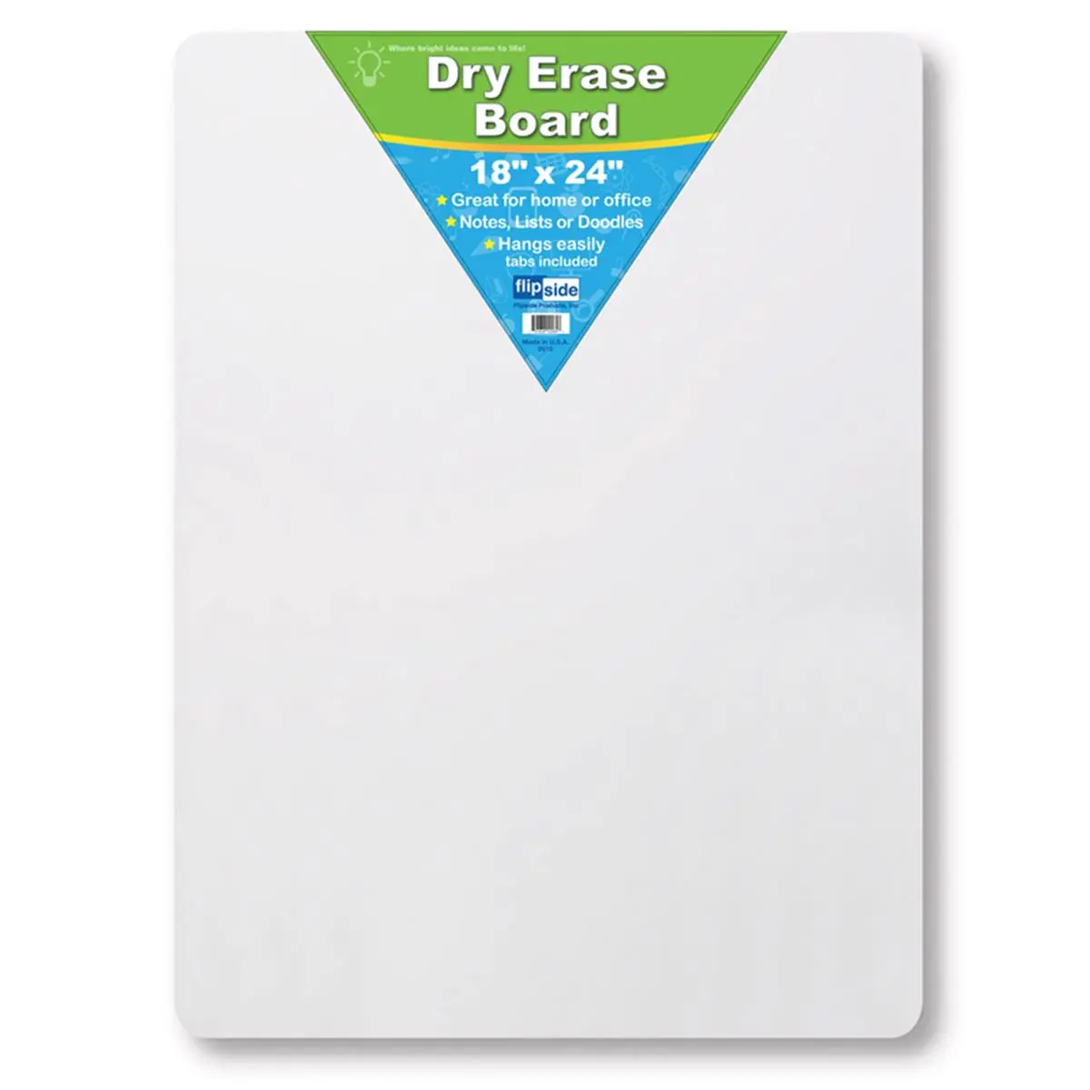Flipside Smooth White Dry Erase Board Set, 3-Pack, 18 x 24 in, Durable & Economical for Office and Business Needs