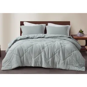 Skye 100% Cotton Gauze Lightweight Summer Thin Comforter Set