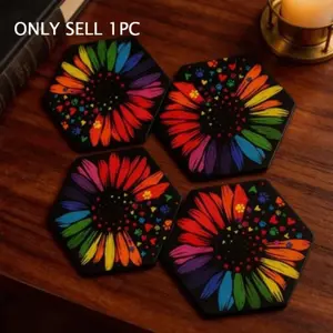 Absorbent Quick-Dry Drink Coaster, Cool Stoneware Design for Desk Protection, Stylish & Functional Beverage Accessory