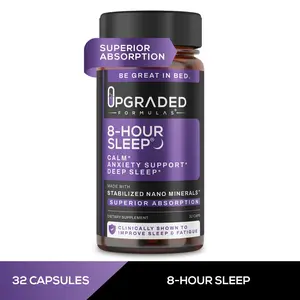 Upgraded 8-Hour Sleep: Clinically Shown To Improve Sleep (32 ct capsules)
