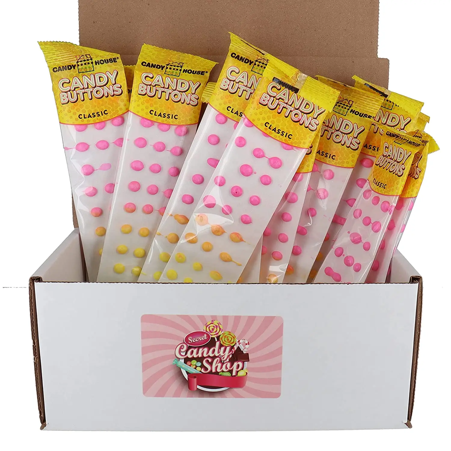Candy House Candy Buttons 12 Pack (24 Strips) Candy House Candy Buttons 12 Pack (24 Strips)