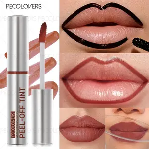 Matte Peel-off Lip Glaze - Creamy Texture, Non-stick, Mild Formula, Not Easy To Fade, Suitable for Spring and Summer, Long-lasting Color, Elegant and Fashionable Makeup Lipgloss