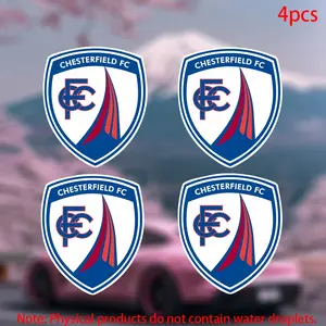 CHESTERFIELD FC Sticker-Car stickers for doors, windows, laptops, luggage, furniture and bumpers-durable adhesive vinyl material, Vinyl Decals