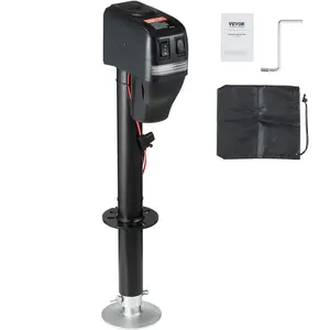 VEVOR Trailer Jack,  Electric Power Tongue Jack Weight Capacity 4000 lbs, 9.84"-33.85" Electric Tongue Jack with Waterproof Cover for Lifting RV Trailer, Horse Trailer, Utility Trailer, Yacht Trailer Tow VEVOR Super Brand Day