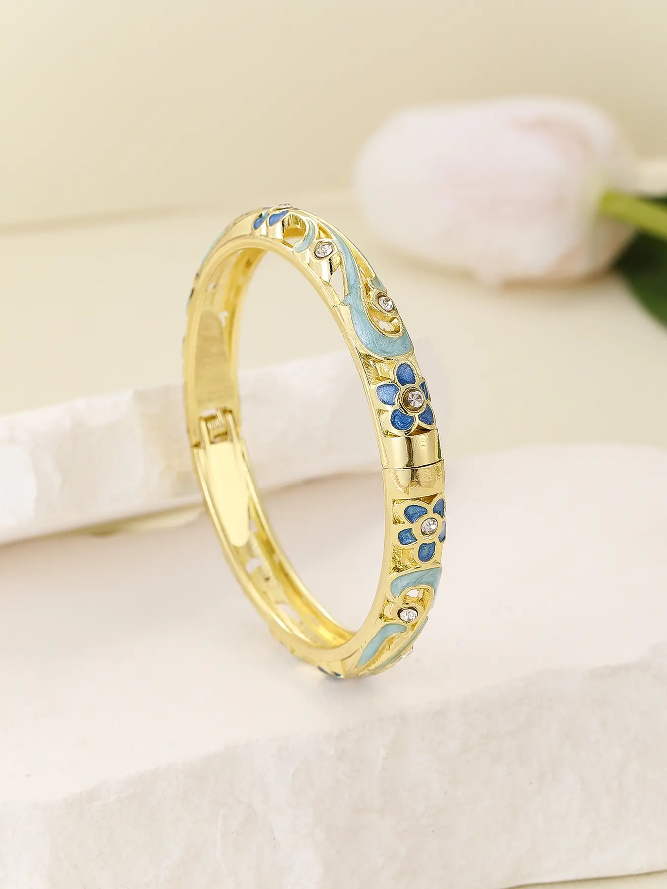 Women's Fashion Vintage Chinese Style Cloisonné Fashionable Bracelet Jewelry Gift Casual All Season Accessory Elegant Jewelry Bracelet