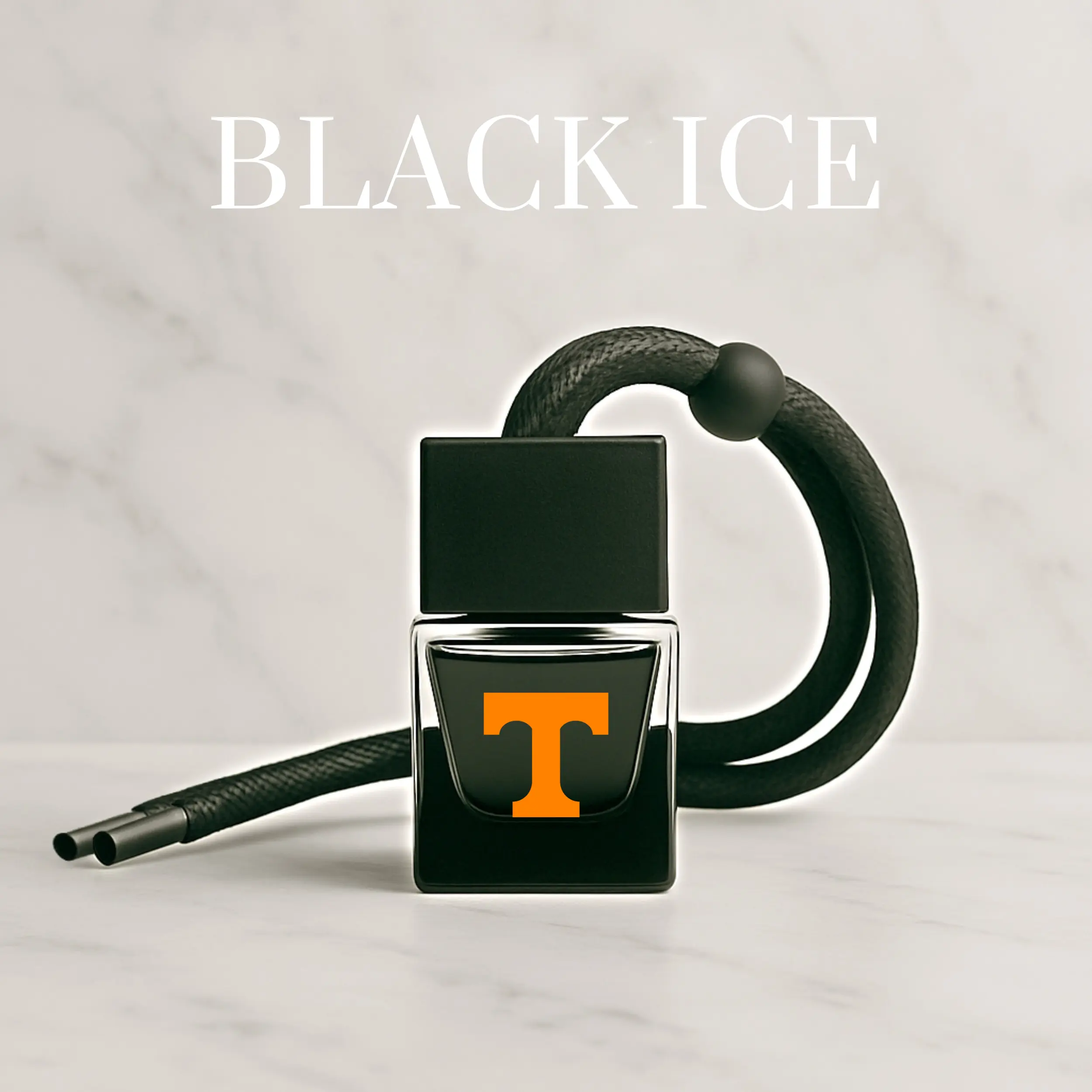 University of Tennessee - Hanging Air Freshener - Clean Air Co. - Black Ice, Leather, Cologne, and More - UTK Logo - For Cars and Trucks - Long Lasting