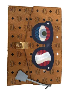 Pre-owned MCM Leather Professional & Technology Bags document folder