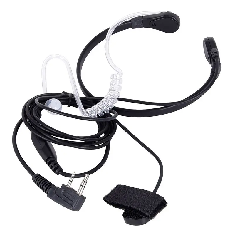 BAOFENG Throat Mic Air Duct Intercom Headset, Two-Way Radios Noise-Cancelling Earpiece for UV-32/UV-82/UV-9R/UV-5R/T20/17M Series, Ideal for Security Use, Headphones,Earphones