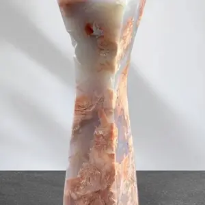 Pink Petal Agate aka "Cotton Candy Agate" Small Tower B