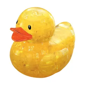 3D Crystal Puzzle - Rubber Duck: 43 Pcs