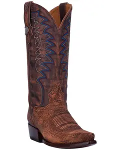 El Dorado Men's Handmade Brandy Shoulder Western Boot Snip Toe - Ed1148