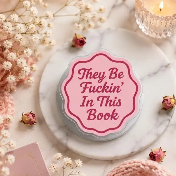 Spicy Romance Reader Phone Grip They Be Fuckin Mirror Holder Retractable Expanding Stand Smut Bookish Merch Gift