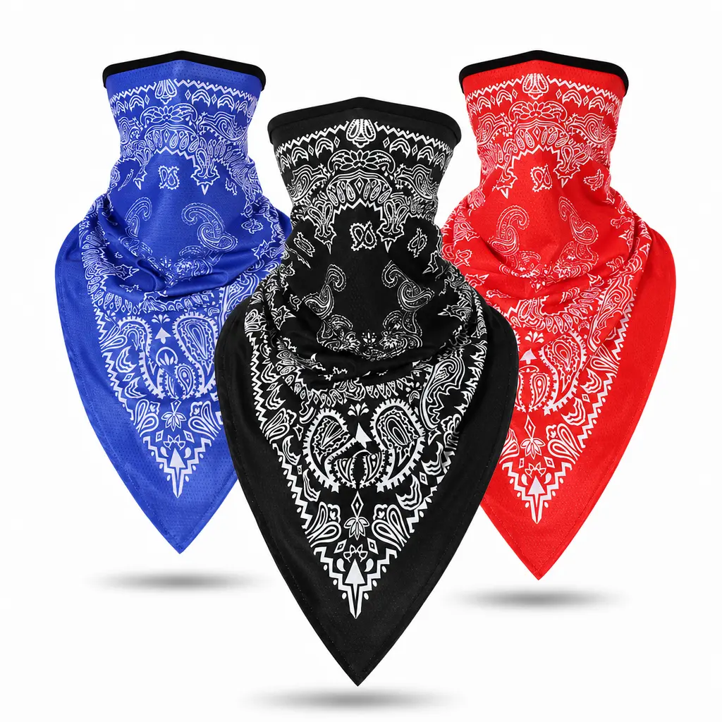 Yeomoo Paisley Print Bandana for Welders, Metalworkers, Blue-Collar Workers & Outdoor Laborers, Soft Breathable Fabric with Arc Radiation Protection, Comfort Multi Wear Neck Gaiter for All Day Work Use