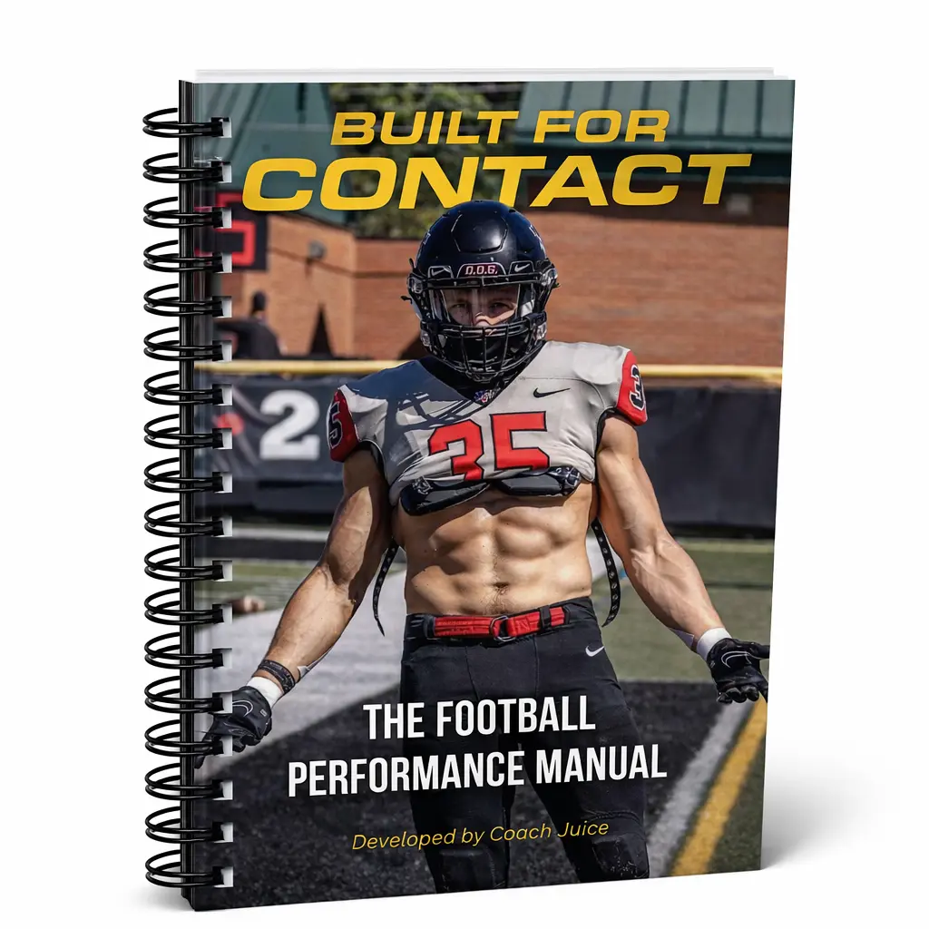 BUILT FOR CONTACT™ Football Performance Manual, Educational Textbook for Football Players, Books