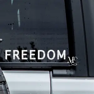 Freedom Vinyl Car Decal, Trendy Car Decals, Cute Car Accessories, Vinyl Decal, Window Truck, Patriotic Decal Sticker C