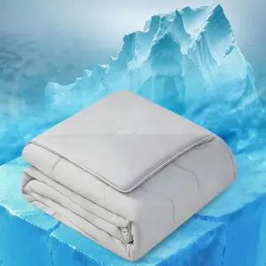 Cooling Comforter, Cooling Blankets for Hot Sleepers & Night Sweats, Arc-Chill Q-Max > 0.5 Breathable Ice Blanket, Soft Lightweight Cold Comforter for Sleeping