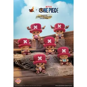 Hot Toys Cosbi Netflix One Piece Chopper Plush Keychain Figure Blind Box