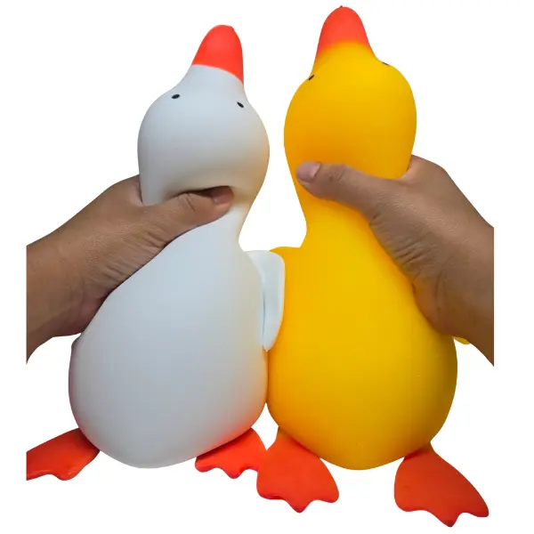 Jumbo Duck Goose Large Laying Squishy Stress Relief Fidget Toy