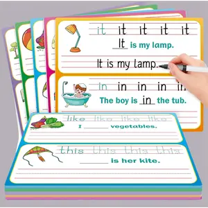 Flash cards + sentence building + handwriting practice = the ULTIMATE learning kit for PreK-1st grade. ✏️ 🔤   Everything you need for homeschool success in one box!