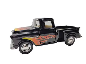 KINSMART 1:32 scale 1955 Chevy Stepside Pickup with Flame printing