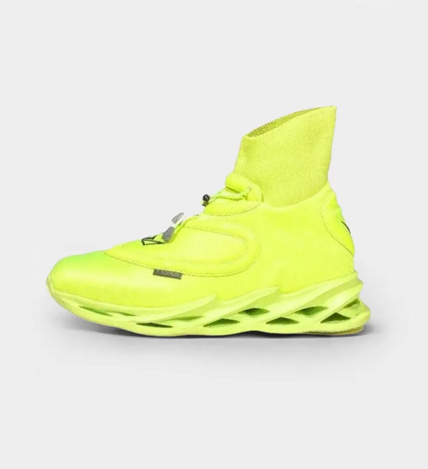 RETIRED COLLECTIBLE YOUTH LUXE CUSHIONED HIGH TOPS LIGHTNING