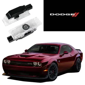 Never Fade 2Pcs Car Logo Welcome Projectors ProgrammableLED Sign for Car Business car door light for car d0dgeaccessories(Original)