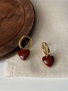 Summer 2024 Fashionable Heart Design Dangle Earrings, Cute Jewelry for Women for Party, Daily Clothing Decor, Minimalist Romantic Aesthetic Jewelry Gift