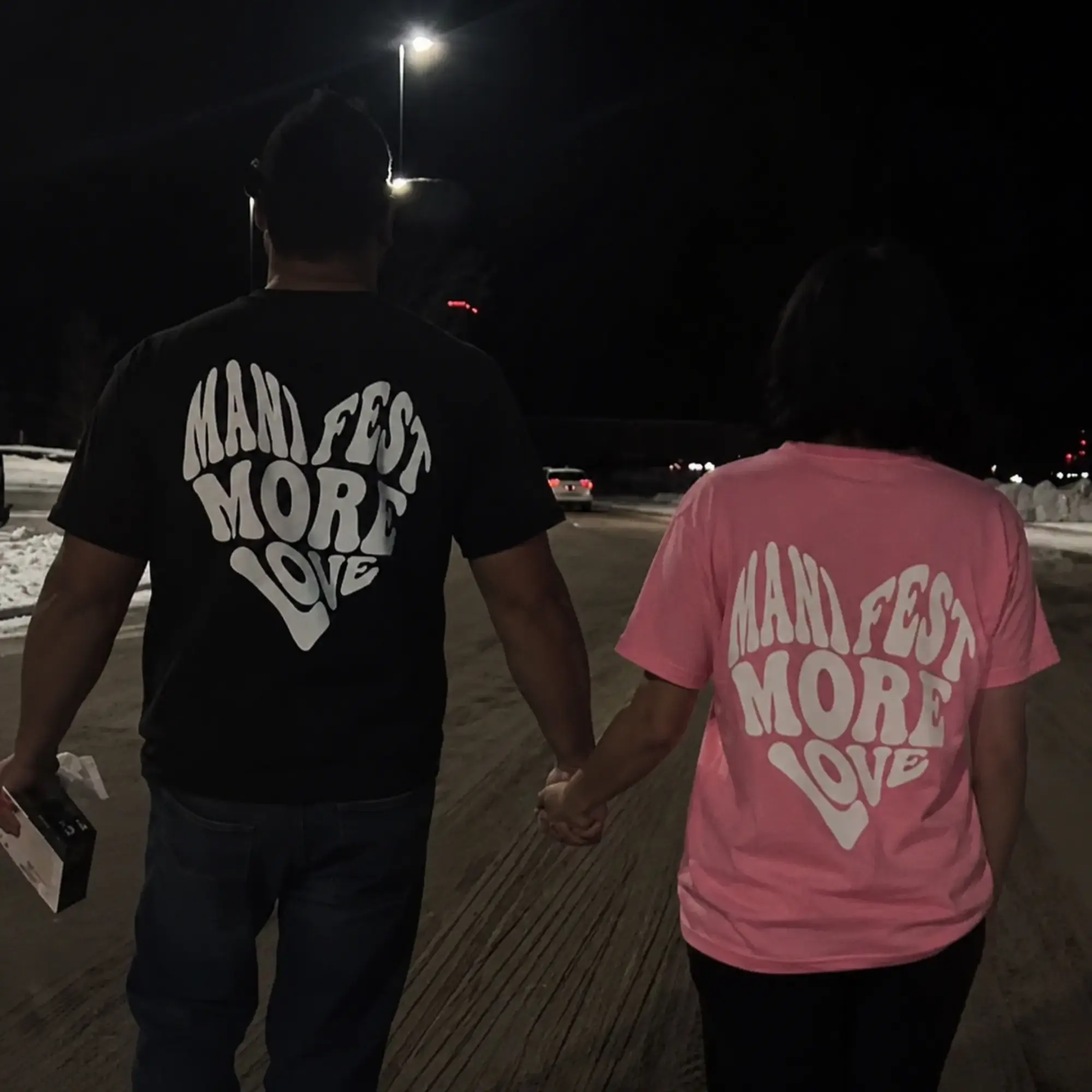 Matching Couples Outfits Manifest More Love, Valentine Matching Apparel, Couple Gift, Unisex Couple Outfit, Gift for Her, Gift for Him