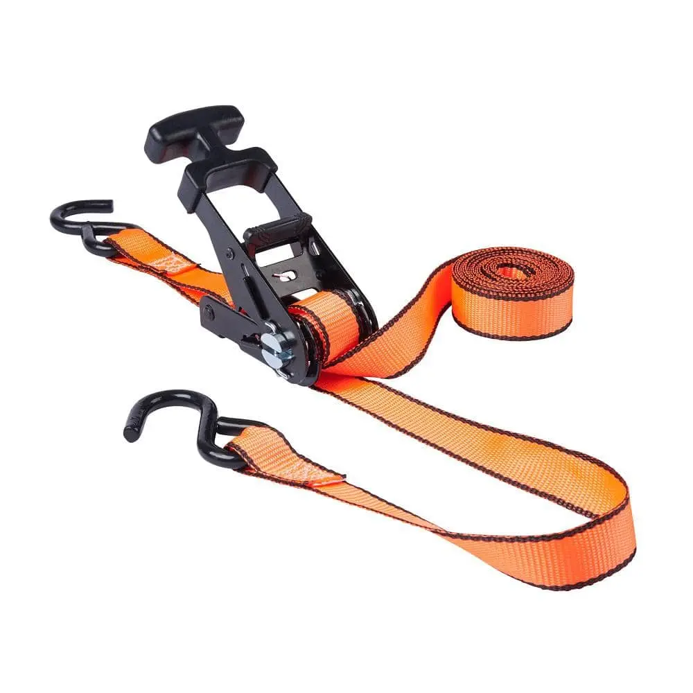 Hi-Viz Ratchet Tie Down Strap 12 ft. x 1 in. 500 lbs.