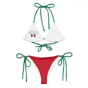 Mexico Flag Bikini, Mexico Jersey Bikini, Worldcup Soccer Bikini, 80s 90s 2000s Aesthetic, Y2K Clothing Y2K Shirt Swimwear Soccer Jersey