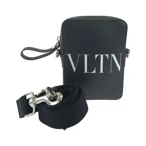 Pre-owned Valentino Other Shoulder Bags VLTN logo leather shoulder bag