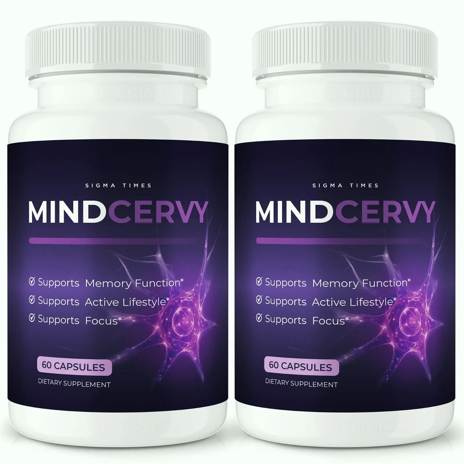 MindCervy Capsules, Advanced Formula, Memory & Brain Health Support - 2 Pack