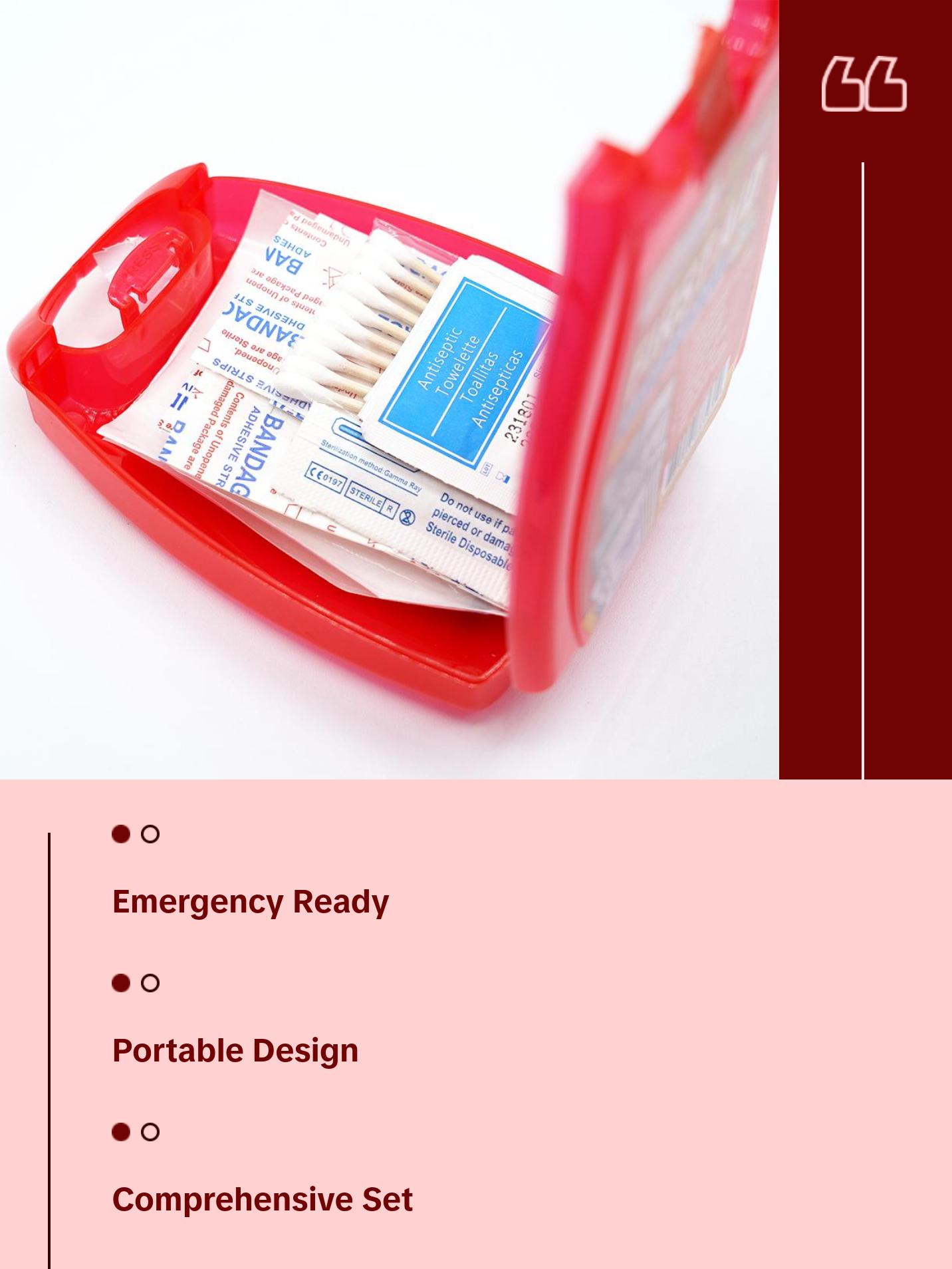 Mini First Aid Kit | Travel Size | Perfect for On The Go