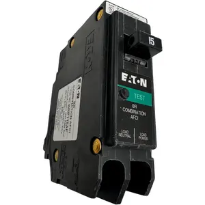 Eaton BR BRP115AF 15A Single-Pole 120V AFCI Circuit Breaker
