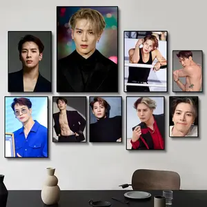 Global Handsome Pop Male Singer J-Jackson Wang Poster HD self-adhesive fade-proof waterproof wrinkle-resistant poster stickers suitable for living room bedroom dormitory cafe bar background decoration wallpaper and gifts Wall Art Painting