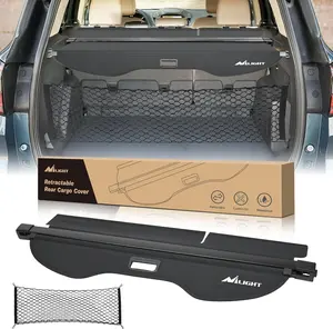 Nilight Cargo Cover Fit for Ford Escape 2013 2014 2015 2016 2017 2018 2019, Retractable Privacy Security Shield Shade Rear Trunk Cover, with Trunk Storage Net