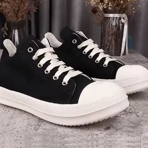 New Rick Owen Low Top Shoes Canvas