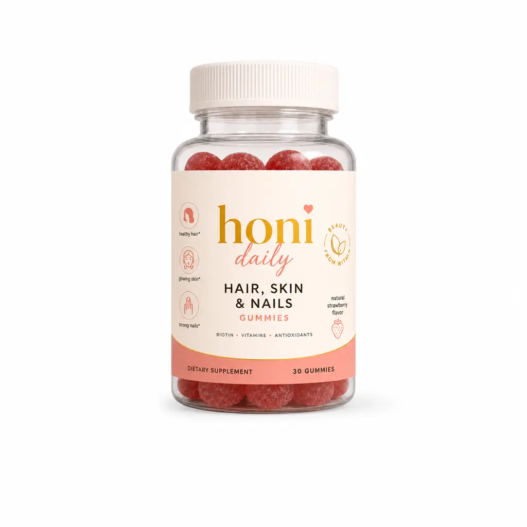 HONI DAILY - BIOTIN VITAMIN GUMMIES - HAIR, SKIN & NAILS