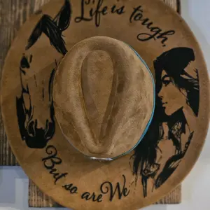 customize felt cowboy hats to decorate your home...you can pick from any of these designs!